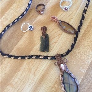 Wire wrapped jewelry